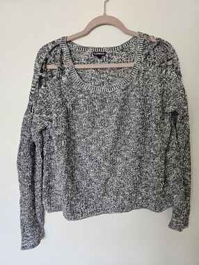 Express Cold Shoulder Sweater